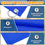 Equestrian Training Flag 4 Pieces Equestrian Training Equipment Nylon Flag with Flagpole(Yellow, Pink, Purple, Dark Blue)