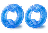 ZNOKA Pet Products Arctic Freeze Fetch Food Cooling Teether Chew Toy (2PCS)