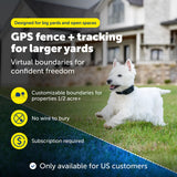 PetSafe Guardian GPS 2.0 Dog Fence + Tracking, 1/2 Acre or More