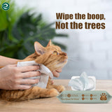 ECO SOUL Pet Cleaning Wipes, (2 Pack, 100 Count Each, Unscented)