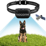 Wireless Dog Fence with 3 Warning Modes, Electric Dog Fence Collar with Real-time Signal, Pet Containment System with Wide Adjustable Range for Most Dogs