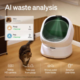 PETLIBRO Luma Automatic Litter Box with AI-Camera Waste Analysis, Auto Odor-Control Self Cleaning Cat Litter Box, Large Open-Top Smart Robot with Multi-Cats Recognition, App Control and Safety Sensors