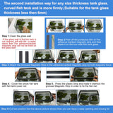 Magnetic Aquarium Cover lid Fish Tank lid Anti-Jumping net Cover mesh lid Aquarium Hood