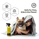 Nonaste Pet Stain & Odor Eliminator Spray (16 Oz, Pack of 1) – Enzyme Cleaner Spray for Dogs & Cat Messes, Works on Carpets & Upholstery | Pet & Kid Safe, Urine Odor Stain Remover, Light Fresh Scent