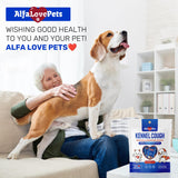 Dry & Wet Kennel Cough Medicine for Dogs and Cats: Effective Supplement for Sneezing, Allergies, and Runny Nose – Lickable Dog Cough Medicine for Breathing Care – 10 Sticks x 5 g