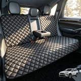 Car Rear Seat Protector, PU Leather Dog Bench Seat Cover for Back Seat