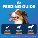 Dibs Pets Freeze-Dried Beef Liver Dog Treats, 100% USA-Sourced Beef Liver, Made in USA, Single-Ingredient High-Protein Training Treats & Meal Topper, Grain-Free, No Additives, 4 oz