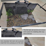 Magnetic Aquarium Cover lid Fish Tank lid Anti-Jumping net Cover mesh lid Aquarium Hood