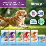 Gargeer Dog Multivitamin 21-in-1 Chews for Dogs. Rich with Fatty Acids & Antioxidants. Supports Healthy Gut, Mobility & Immune System. for Seniors and Puppies – 60 Soft Chews, Made in the USA, Enjoy!