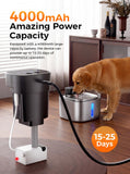 Pokpet 5L Cat Dog Water Fountain,Stainless Wireless Fountain