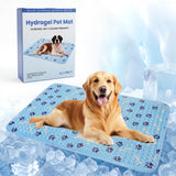 Pet Cooling Gel Pad with Patent Technology, 44in Dog Cooling Mat for Summer, Self Cooling Mat for Large/Medium/Small Dogs, Non-Slip Waterproof Durable Mat for Dog Beds, Car, Indoor & Outdoor Use