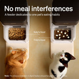 PETLIBRO RFID Automatic Cat Feeders - 2 Cat Wi-Fi Feeders, 3L Auto Dispensers with Light Collar Tag, 1-10 Meals