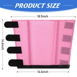 Bulyoou Set of 8 Mesh Fly Boots for Horse Breathable Mesh Horse Boots Protective Loose Wraps Adjustable for Preventing Legs Reduces Flies and Mosquitoes Bites(Lighe Blue, Light Pink)