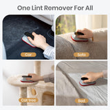 DELOMO Portable Pet Hair Removal Tool for Car, Car Detailing Dog Hair Remover, Mini Pet Hair Remover Brush for Auto Detailing, Furniture, Carpet, Lint (Size: 4.72" L × 2.76" W)