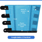 Bulyoou Set of 8 Mesh Fly Boots for Horse Breathable Mesh Horse Boots Protective Loose Wraps Adjustable for Preventing Legs Reduces Flies and Mosquitoes Bites(Lighe Blue, Light Pink)
