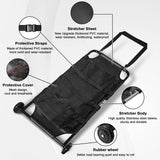 Pet Transport Large Dog Stretcher Max Loading 250lbs Stretcher with Noiseless Wheels, 45 x 22 Inch Animal Carry Stretcher for Emergency Use
