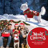 PETCARE Red Snowman Dog Sweater Christmas Dog Sweaters Vest Ugly Snow Xmas Puppy Costume Pet Holiday New Year Fall Winter Clothes for Small Medium Large Dogs Cats Pullover Sweaters Outfits,Medium