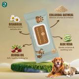 ECO SOUL Pet Cleaning Wipes, (2 Pack, 100 Count Each, Unscented)