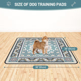BUMUBI Washable Pee Pads for Dogs,2 Pack Super Absorbent Reusable Puppy Training Pads 36" × 36", Leak-Proof & Non-Slip,for Potty Training,Whelping,Crate & Playpen