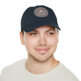 Hat with Leather Patch — "for the love of pets"
