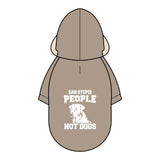 Pet Parka Jacket — 'Ban Stupid People Not Dogs' Dog Hoodie