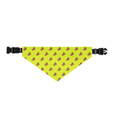Puppy Cartoon Pet Bandana Collar — Cute Printed Dog Scarf