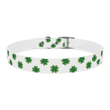 Lucky Clover Dog Collar — St. Patrick’s Day Green Shamrock Pet Collar
