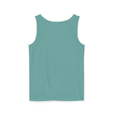 Purple Dog Graphic Tank Top — Cute Pup Illustration
