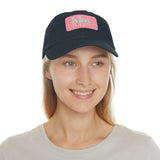 Mom Dog Lover Dad Hat with Leather Patch