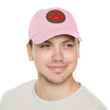 Hat with Paw Print Leather Patch - Pet Lovers