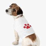paw print pet tank top