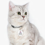 Personalized Kitty Pet Tag — Engraved Cat ID Tag