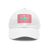 Mom Dog Lover Dad Hat with Leather Patch