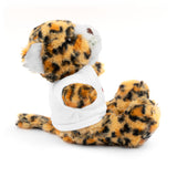 Plush Bear with Paw-Print Tee — Cute Gift for Kids & Pet Lovers