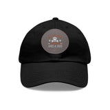 Hat with Leather Patch — "for the love of pets"
