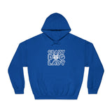 Unisex DryBlend® Hooded Sweatshirt dog lady