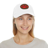 Hat with Paw Print Leather Patch - Pet Lovers