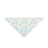 Bone & Paw Print Pet Bandana — Cute Dog Bandana for Puppies & Small Dogs