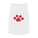 Red Pawprint Pet Tank Top