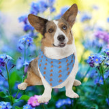 Puppy Cartoon Pet Bandana Collar — Cute Printed Dog Scarf