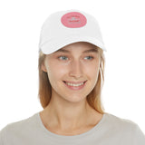 Hat with Leather Patch — "for the love of pets"