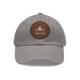 Hat with Leather Patch — "for the love of pets"