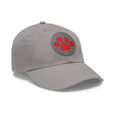 Hat with Paw Print Leather Patch - Pet Lovers