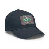 Mom Dog Lover Dad Hat with Leather Patch