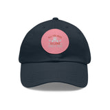 Hat with Leather Patch — "for the love of pets"