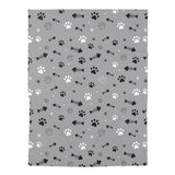 Fish Bone Kitty Baby Swaddle Blanket — Cute Cat Skeleton Print