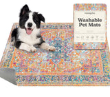 Lovewag Washable Pee Pads for Dogs & Training Fire Hydrant Bundle, 2PCs 36 x 48 Non-Slip Reusable Puppy Pads Waterproof, Super Absorbent and Waterproof Dog Pads, Washable Potty Training Pee Pads