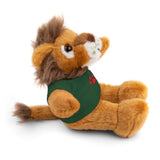 Plush Bear with Paw-Print Tee — Cute Gift for Kids & Pet Lovers