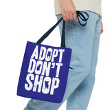 Adopt Don't Shop Tote Bag – Animal Rescue Advocacy Canvas Tote