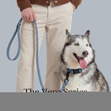 Fei & Eve Waterproof Dog Leash - 6FT, Odor-Free PVC Material, Easy to Clean, 360° Swivel Hook, Suitable for Small, Medium & Large Dogs, Dusk Blue